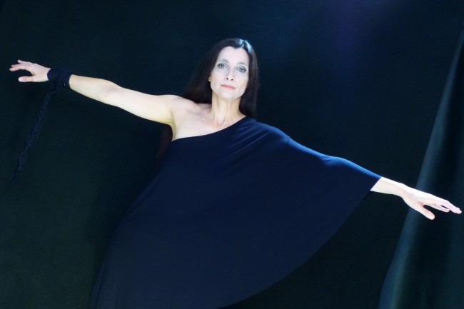 Maria Letizia Gorga in un momento dello spettacolo