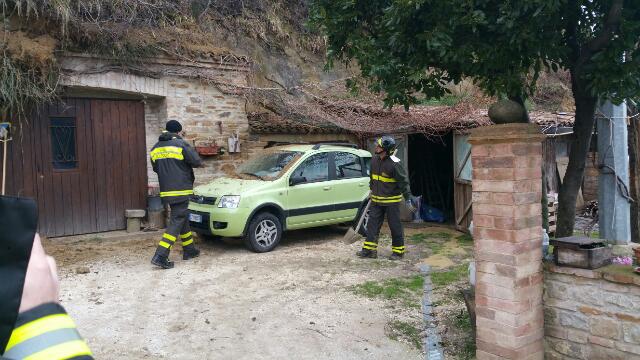 La frana ad Apiro