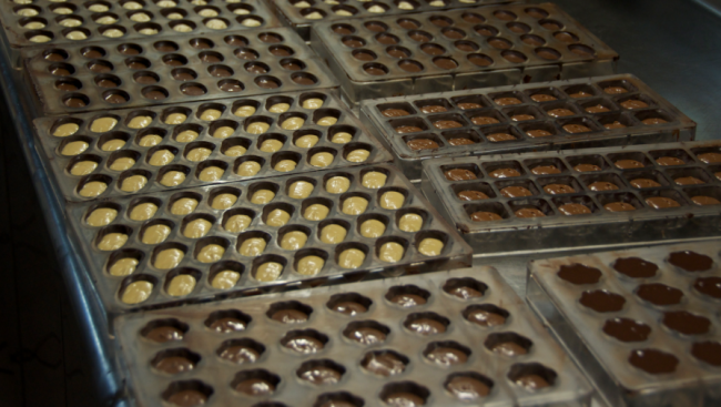 pralineria al cioccolato