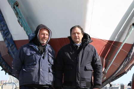 Gli armatori, i fratelli Esposito di Fiumicino