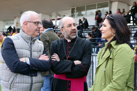 Da sinistra: il sindaco Romano Carancini, il vescono Nazareno Marconi e l'assessore Stefania Monteverde