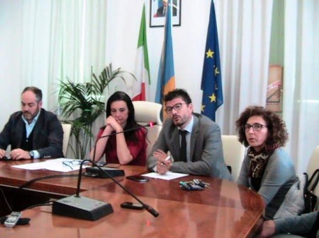 Da sinistra Italo Canaletti, Sabrina Montali, Lorenzo Riccetti e Loredana Zopp