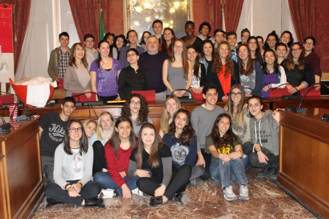 Delegazione studenti Issy