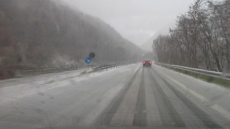 Neve in superstrada