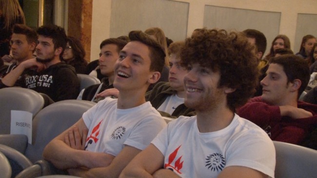 I piloti Paolo Giacomini e Lorenzo Cintio