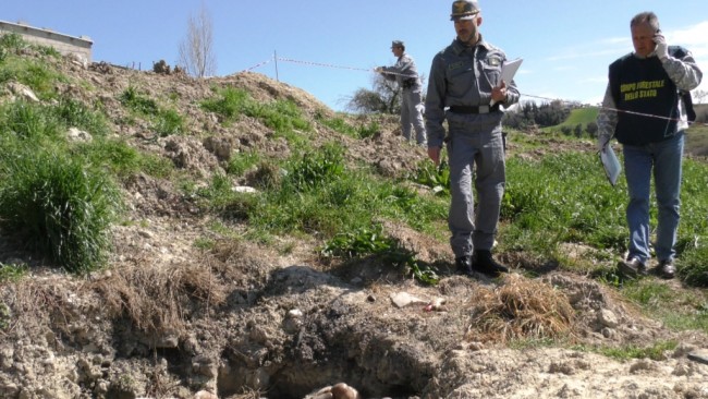 Fossa in cui venivano buttate le interiora