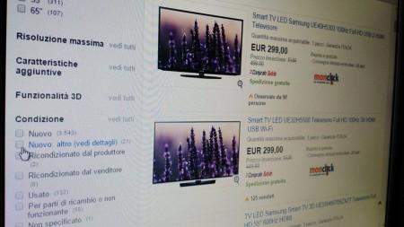 annuncio ebay tv