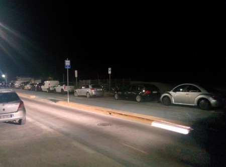 auto pista ciclabile