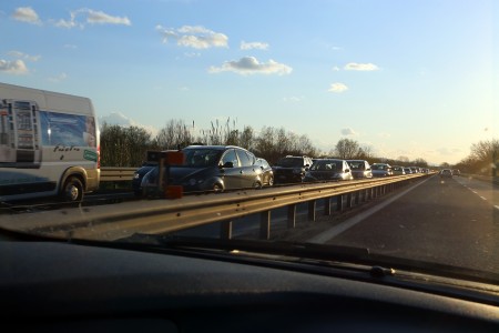 Traffico in superstrada