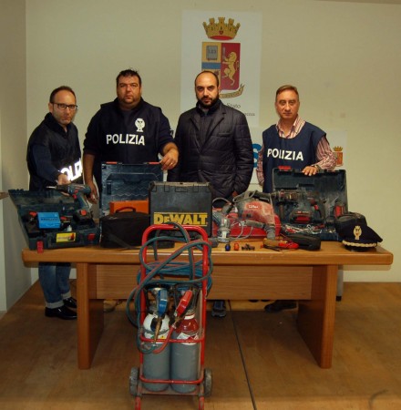 materiale cantieri sequestro commissariato malvestuto
