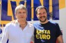 Matteo Salvini con Luca Paolini, segretario regionale della Lega Nord