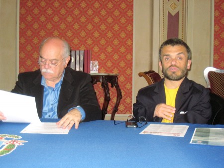 Il presidente Pettinari e Claudio Gaetani