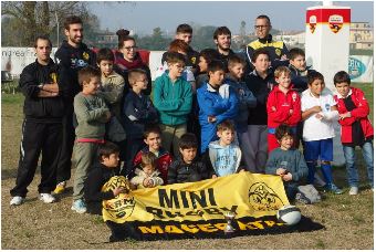 I ragazzi del mini rugby Macerata