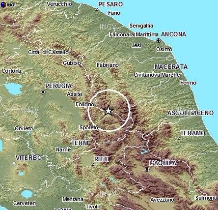 Il terremoto nella Val Nerina