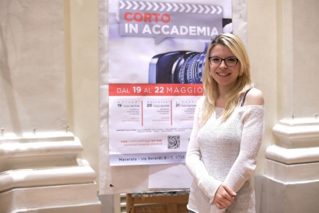 Corto in Accademia terza giornata Alia Simoncini autrice di un corto di Macerata