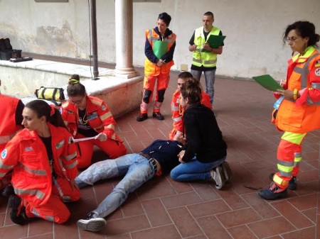 Un momento delle gare nazionali di soccorso