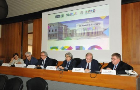 La conferenza stampa per Expo