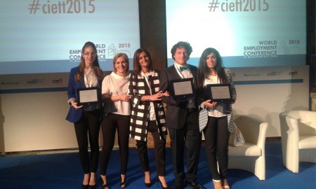 Giorgia Marcolini premiata questa mattina a Roma