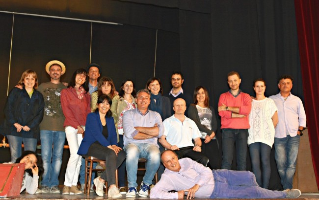 Il cast de "L'acqua cheta"