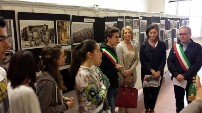 L'inaugurazione della mostra