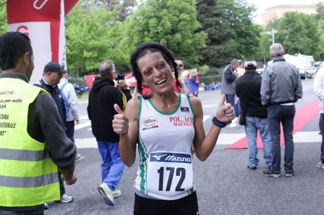 Stramacerata gara podistica Giardini Diaz prima donna Denise Tappatà 48