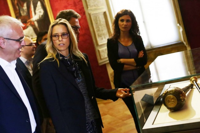 Tea Leoni a Macerata palazzo buonaccorsi 3