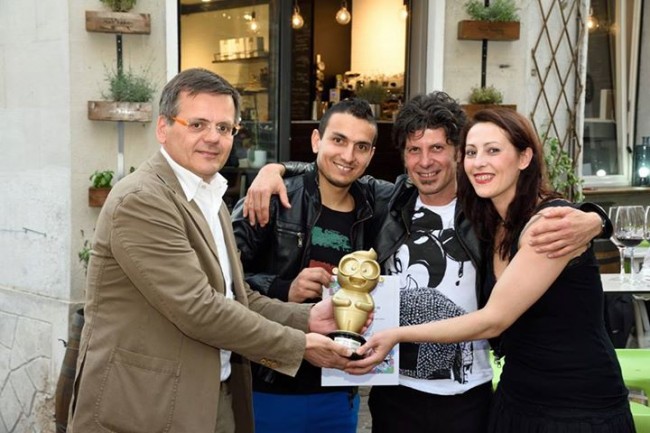 Il presidente della giuria Gianluca Puliti ha consegnato l'oscar Eugenio al Lab Doppio Zero