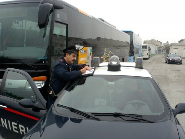 I controlli dei carabinieri
