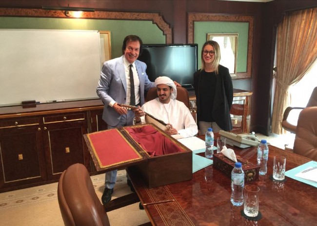 Giovanni Faggiolati negli Emirati Arabi