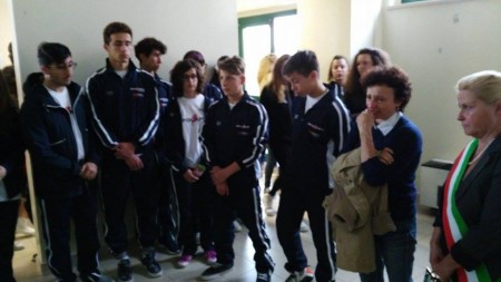 I ragazzi dell'Asd Ippocampo assieme alla Citarella e alla Cecchetti