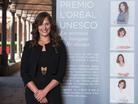 La dottoressa Nadia Pieretti, vincitrice del premio