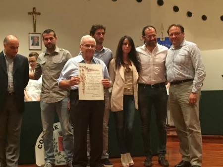 Adriano Penna e una parte del consiglio comunale