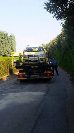 Il recupero dell'auto