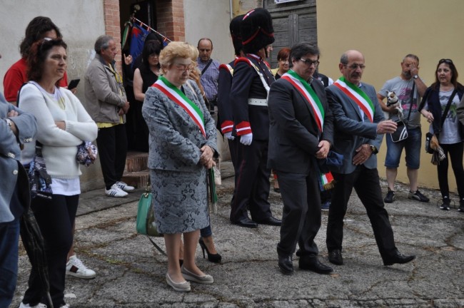 Un momento della commemorazione
