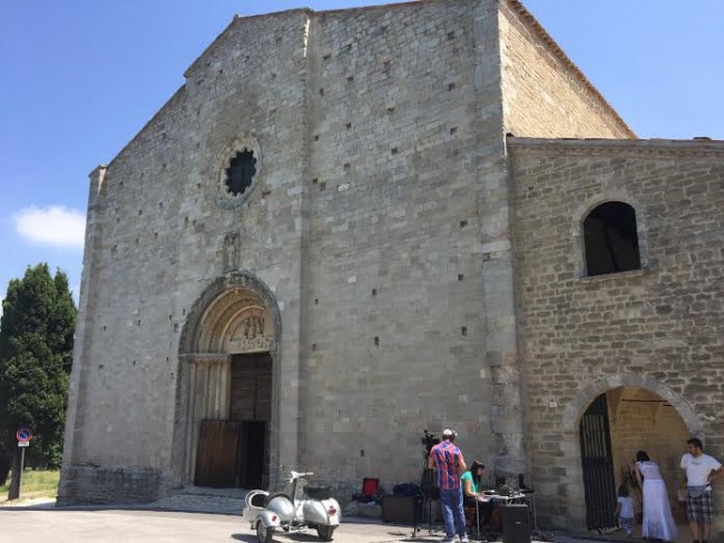 Esterno della chiesa di Sant'esuperanzio a Cingoli