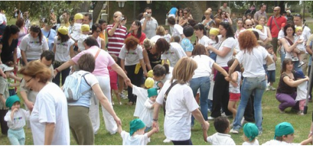 Festa degli asili nido a Villa Cozza bambini