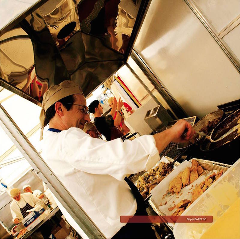 Lo chef Gepis Barbero a Fritto Misto