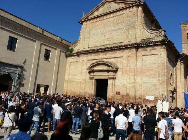 Funerali Matteo Falistocco San Severino 3