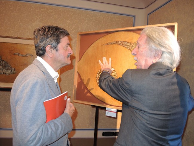 Gregoretti e il sindaco Martini