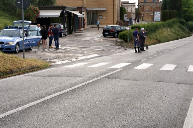 Il luogo in cui era avvenuto l'incidente mortale