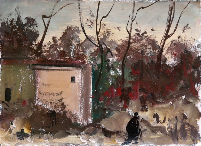 L'eremita - Dipinto (Annigoni)