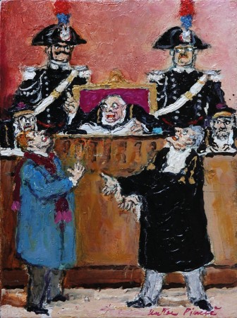 L'imputato -Dipinto (Annigoni)