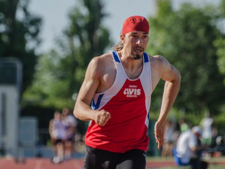 Il velocista Lorenzo Angelini che sarà tra i protagonisti dei 200 metri