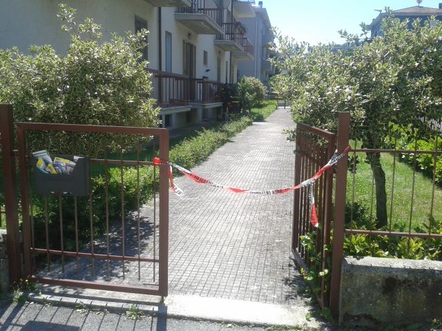 La palazzina dove si è consumata la tragedia