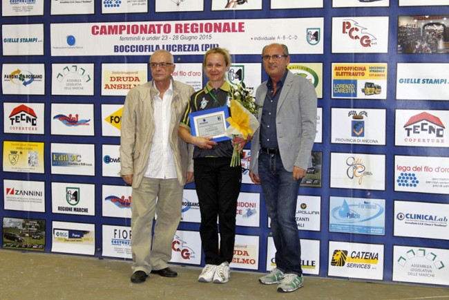 Cristina Bara ha conquistato il titolo regionale femminile categoria D