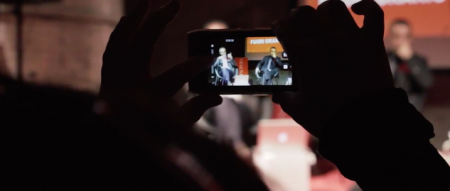 Un momento del documentario di Filippo Biagianti su Popsophia 2014 _Nostalgia del Presente_