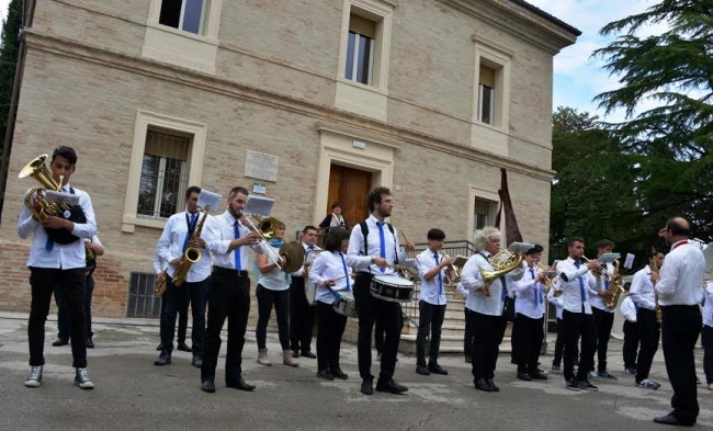 banda G.B.Velluti inaugurazione villa fermani