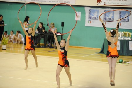 Le ginnaste della Pink Ribbon