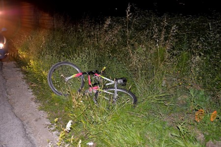 La bici del 54enne morto
