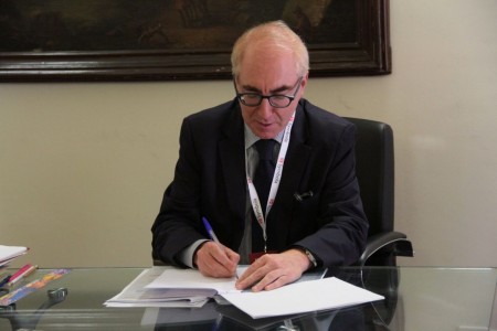 sciopero docenti in rettorato rettore luigi lacchè firma 12